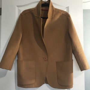 Blazer with double faced